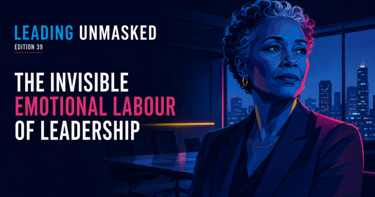 Leading Unmasked, Edition 39: Who does the person everyone relies on rely on?